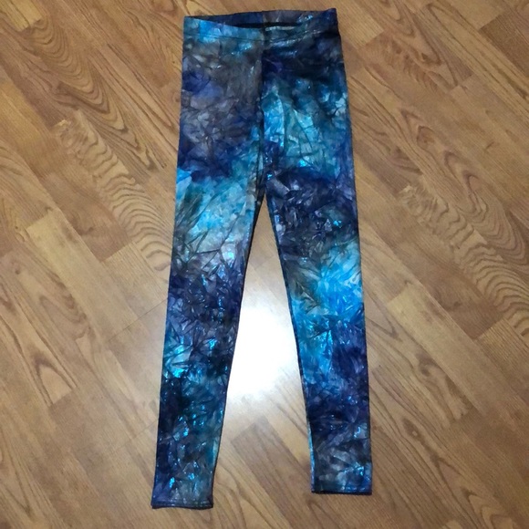 Blackmilk Pants - Black Milk Fairy Paint Blue Leggings. Small, NWOT